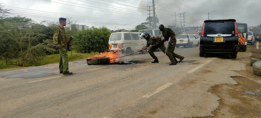 Police in Narok disperse irate mob protesting insecurity