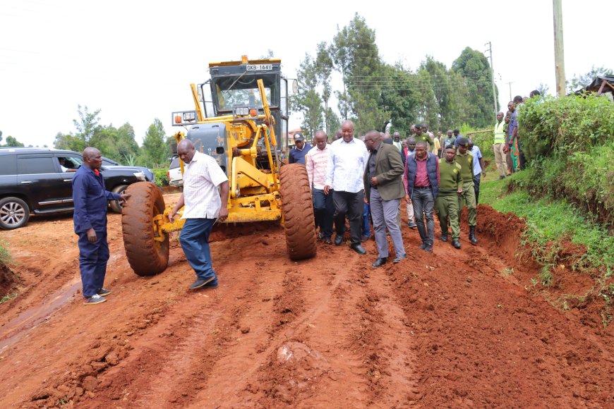 Governor launches construction of 250km county roads