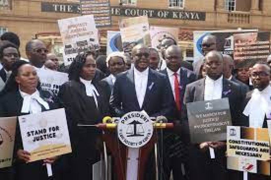 Siaya lawyers take to the streets