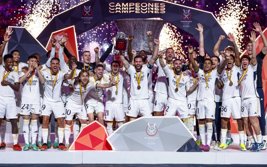 Real Madrid thrash Barcelona to win Super Cup