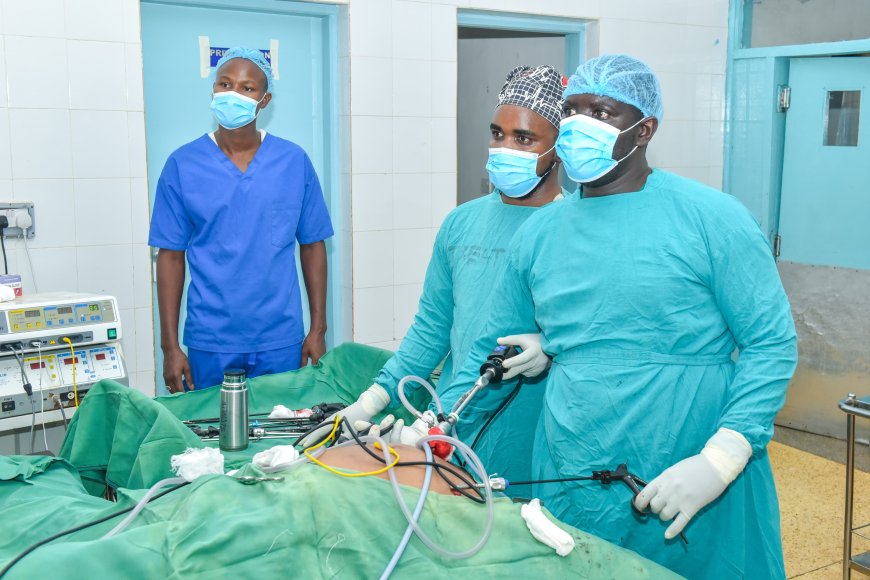 Doctors Perform First Laparoscopy in Kirinyaga