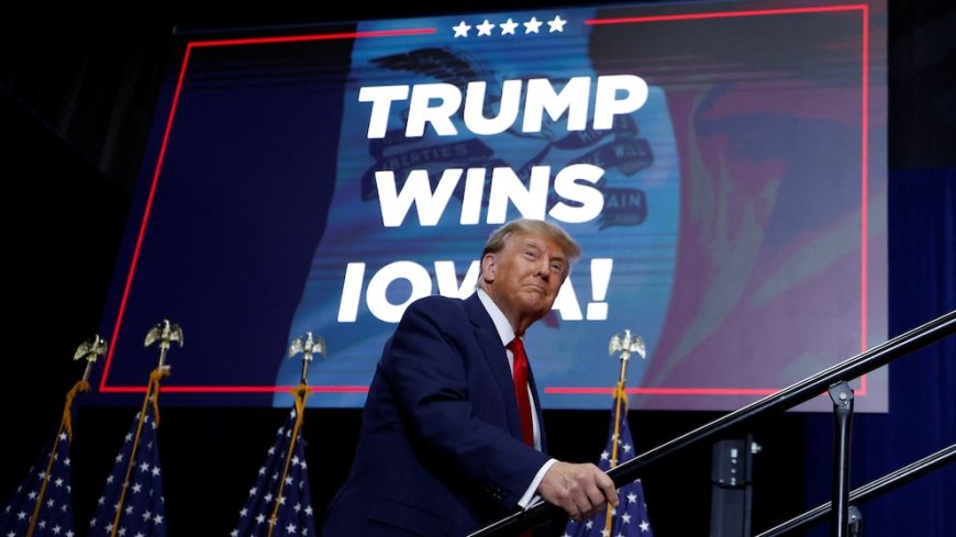 Trump projected to win Iowa Republican presidential caucuses -- U.S. media