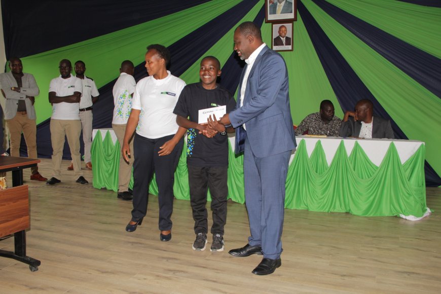 Joy as a bright and needy student receives a scholarship to join dream school