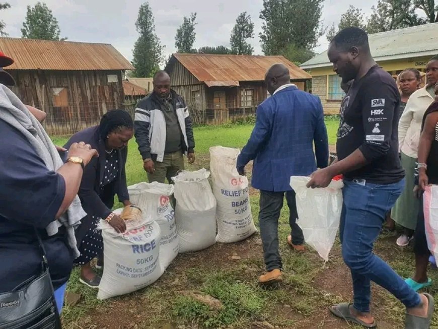 Over 400 Narok town residents receive relief food