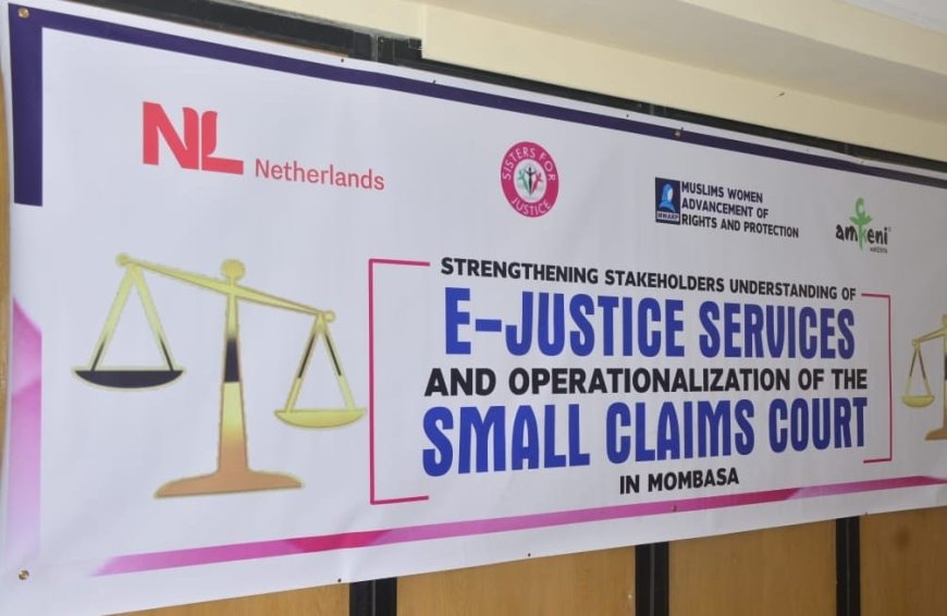 Media challenged to sensitize community on small claims courts