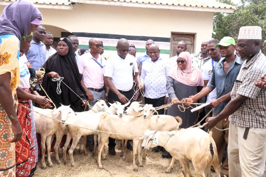 Livestock distribution exercise in Kwale to improve livelihoods