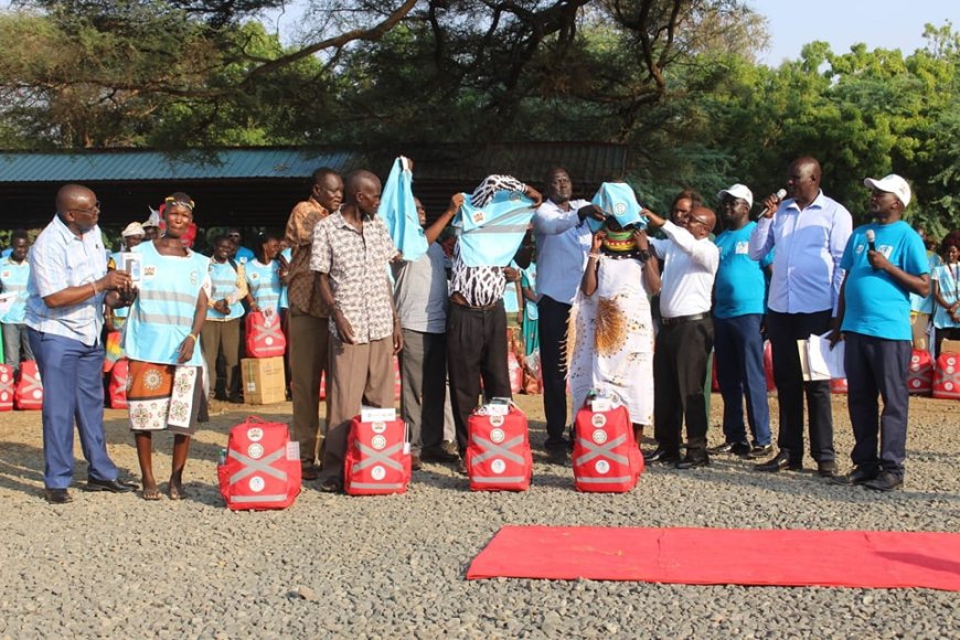 Turkana County receive kits, tablets for community health