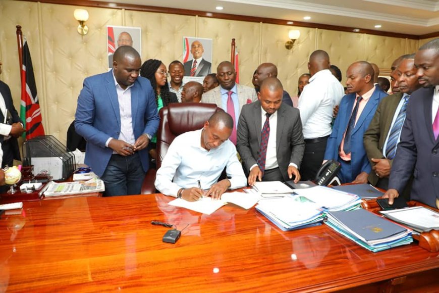 Kiambu Governor signs to law Sh600 million Ward Development Fund Bill