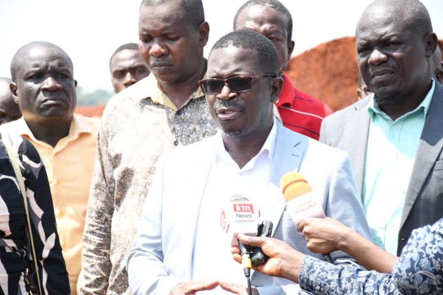 Busia County Secretary condemns theft of building materials at industrial park site