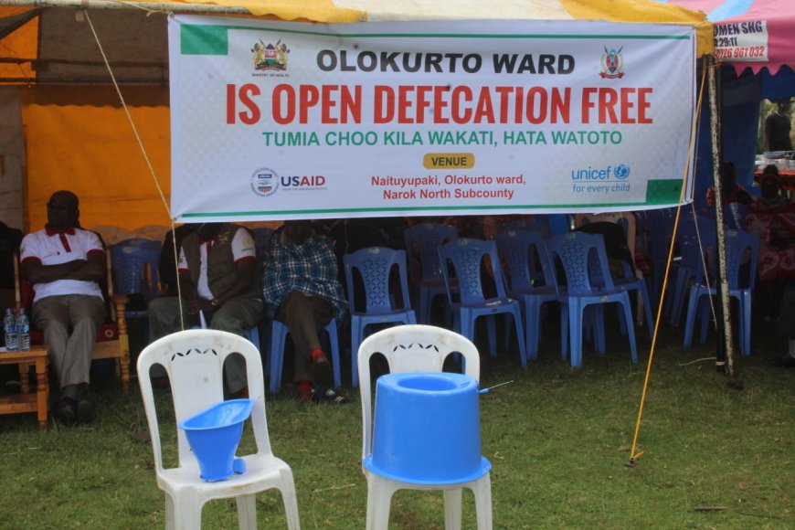 Olokurto ward attains Open Defecation Free status