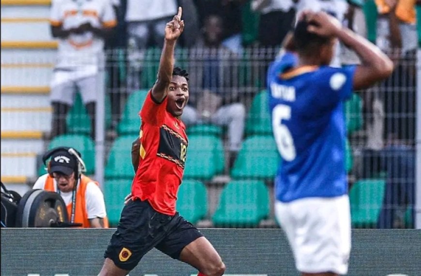 10-man Angola shock Namibia to Advance into AFCON quarter Finals