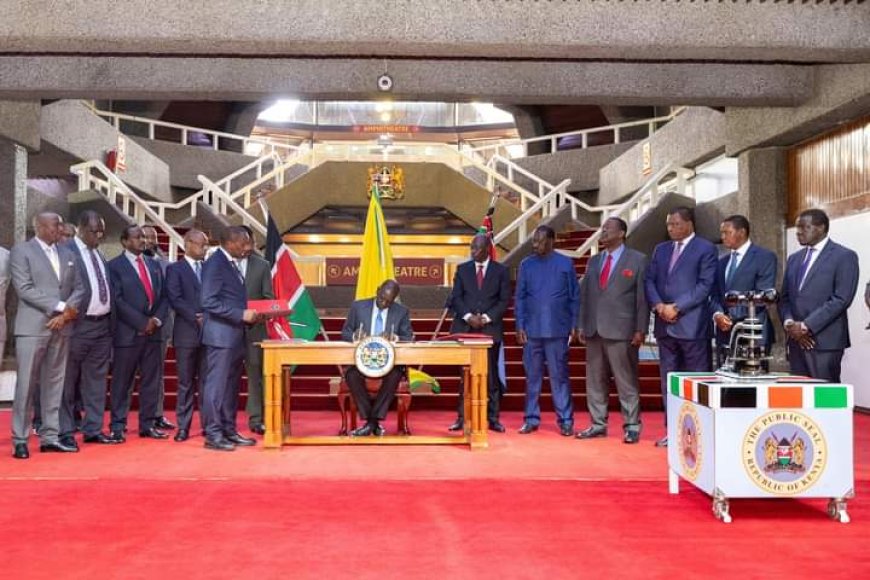 Ruto signs IEBC Bill into law, stops protocol breach