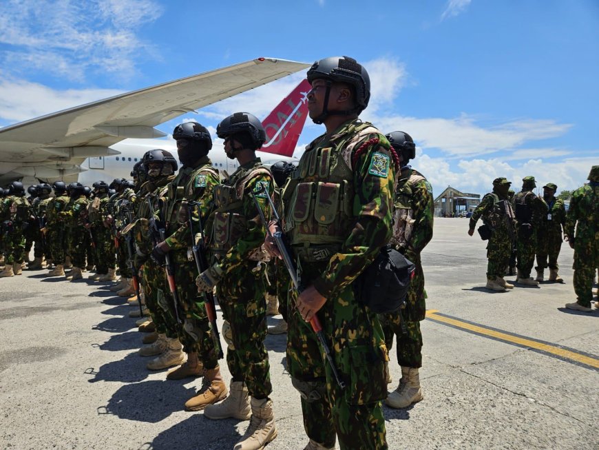 Kenyan police recapture key Port in Haiti