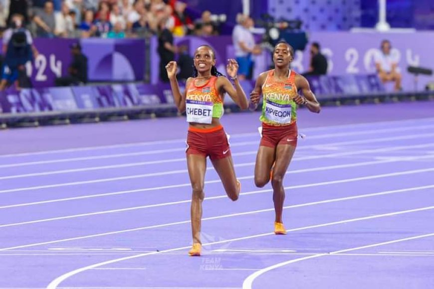 Chebet wins Olympics gold medal as Kipyegon is disqualified