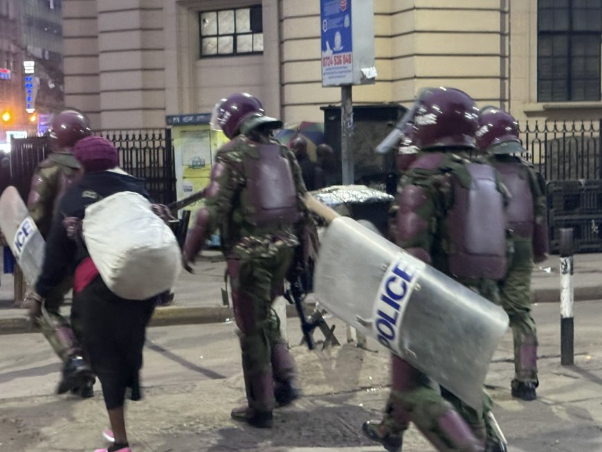 Nane Nane March: Heavy police presence in Nairobi