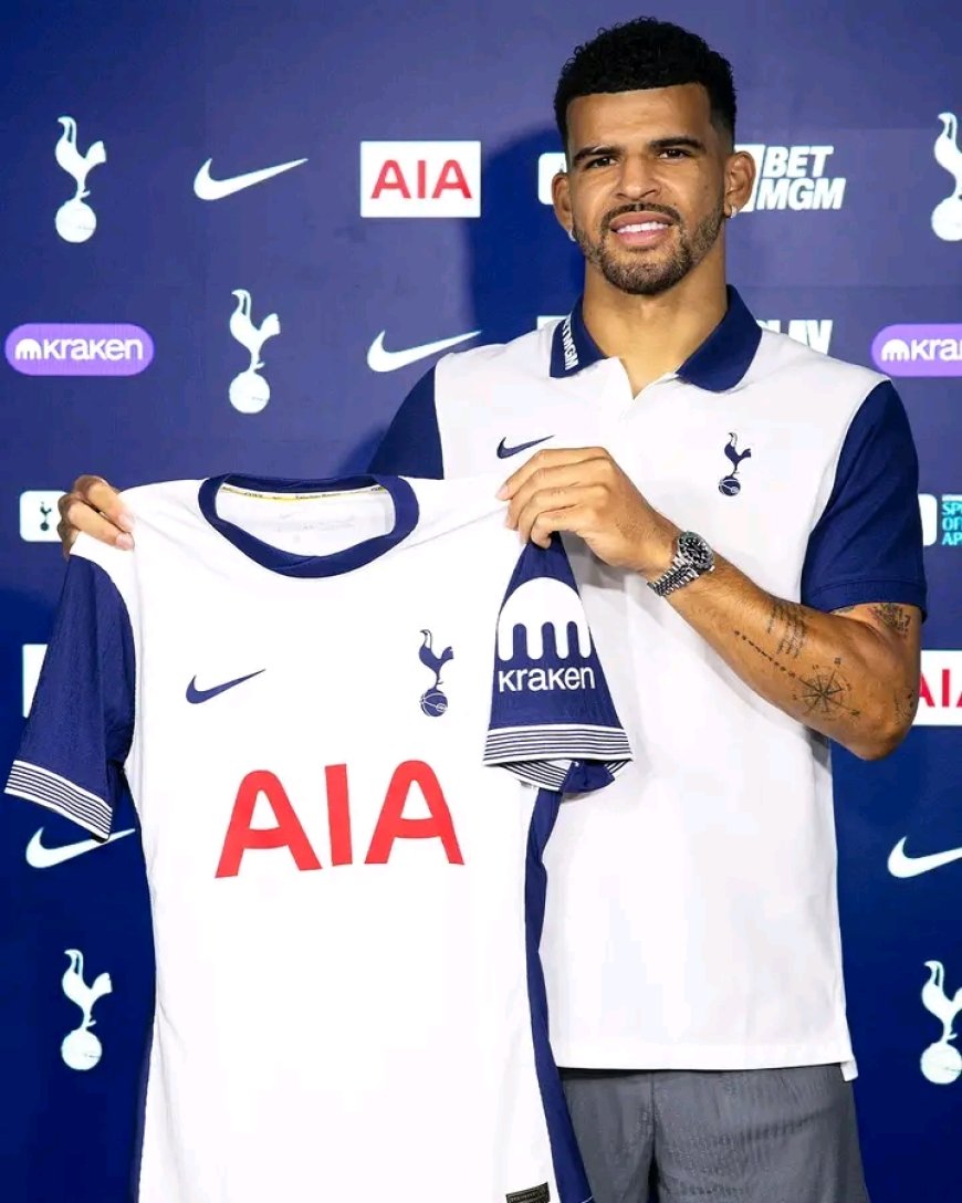 Tottenham confirm the signing of Dominic Solanke