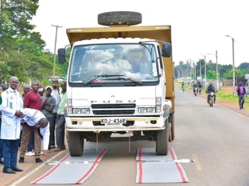 Siaya County Launches Axle Load Weighing Machines