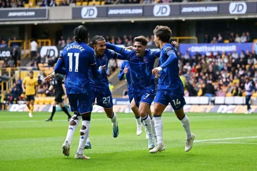 Chelsea run riot on wolves in eight goal thriller