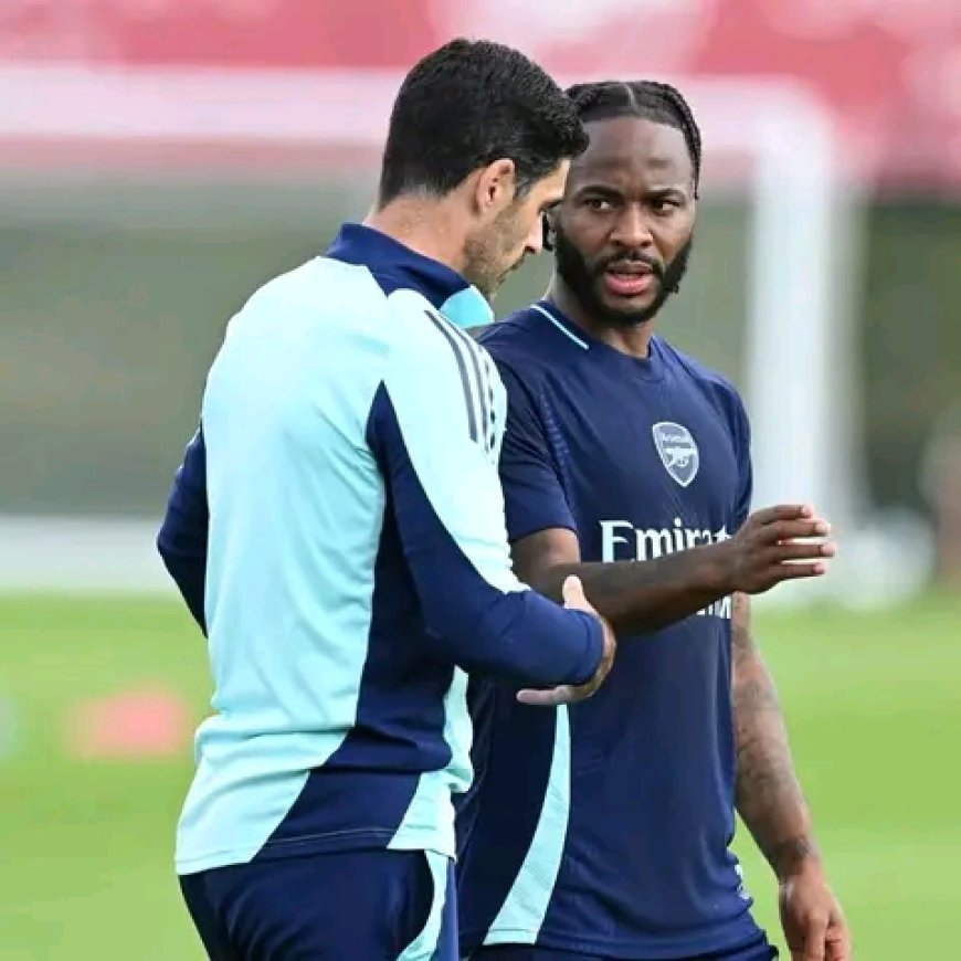 Arteta full of praise for Raheem Sterling