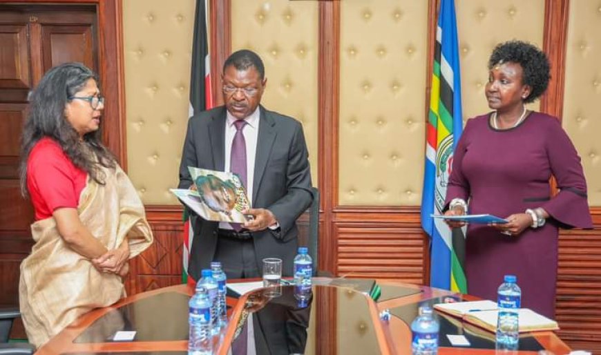 'Boy child is an endangered species,' Wetang'ula tells UNICEF representative