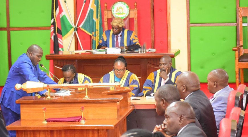 Notice of an impeachment motion against governor Mutai tabled