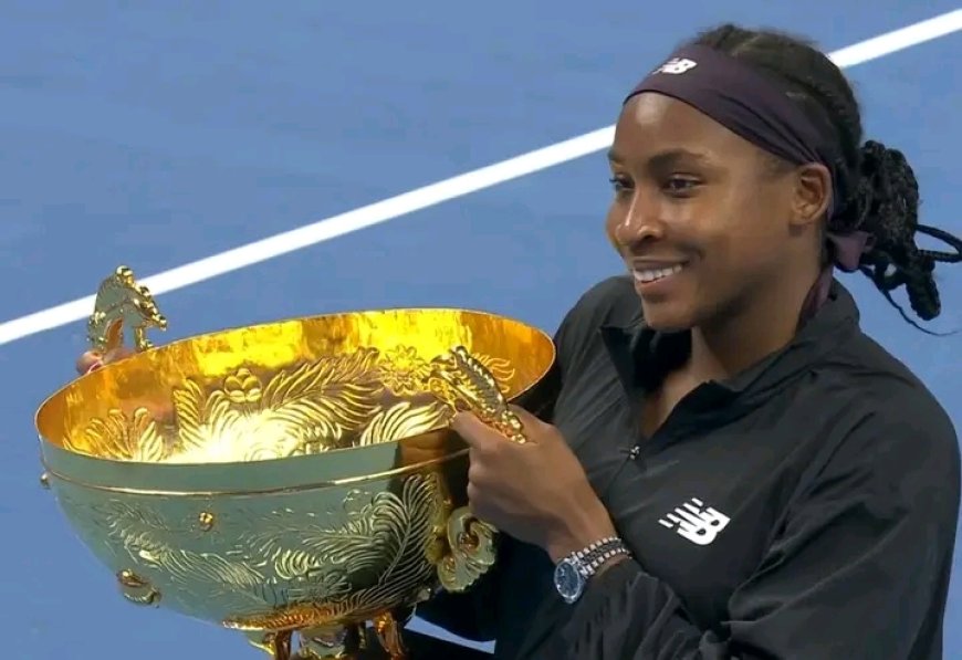 Coco Gauff beats Karolina Muchova on straight sets to win China Open title