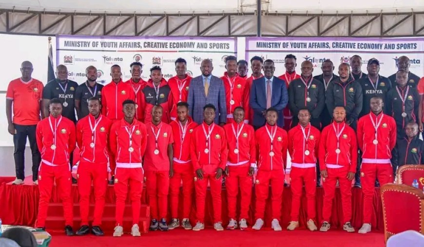 Junior stars awarded Ksh.1.8 million for 2025 AFCON qualification