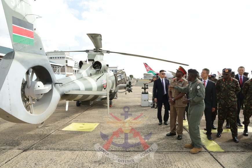 KDF commissions refurbished helicopters from China