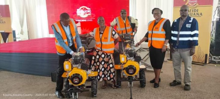 Farmers gifted ploughing machines as KBL mark Senator Keg's 20th anniversary