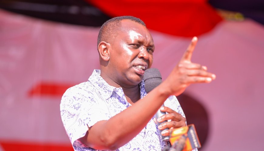 Sudi attacks Muheria over "double speak"