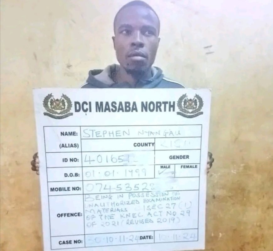 Suspect behind Telegram KCSE leakage fraud arrested