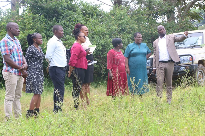 County hands over land for construction of childcare centre