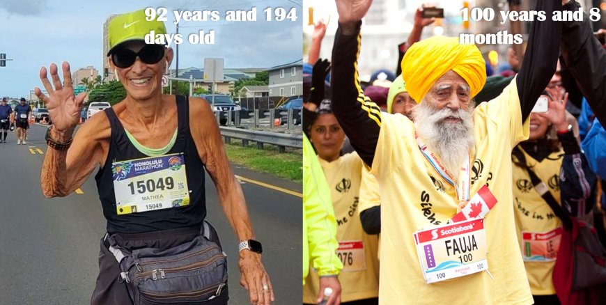 Top 5 oldest marathon runners